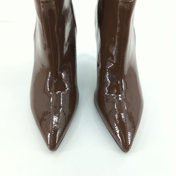 Jeffrey Campbell Women 5.5 Guillo Boots Light Brown Slouched Pointed Heel FLAW - Picture 3 of 9